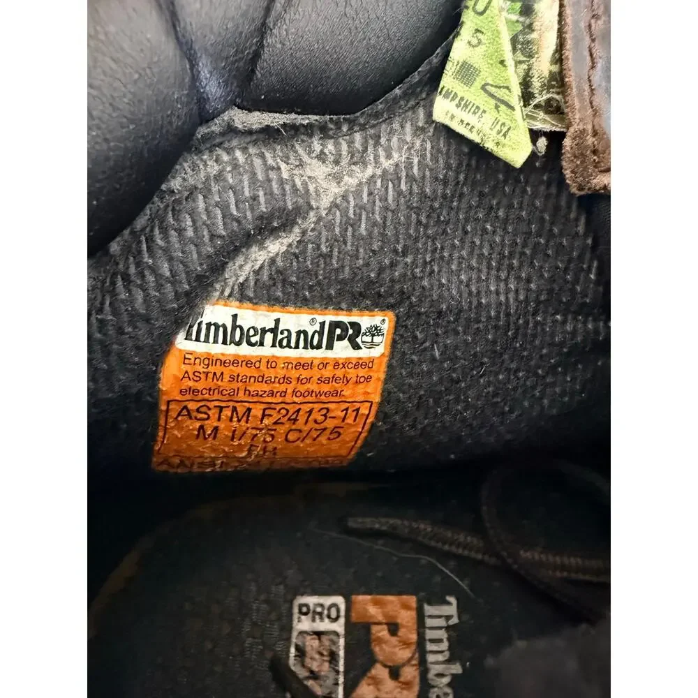 Timberland PRO Pit Boss Steel Toe Men 10.5M Broken In Rugged Work Boots